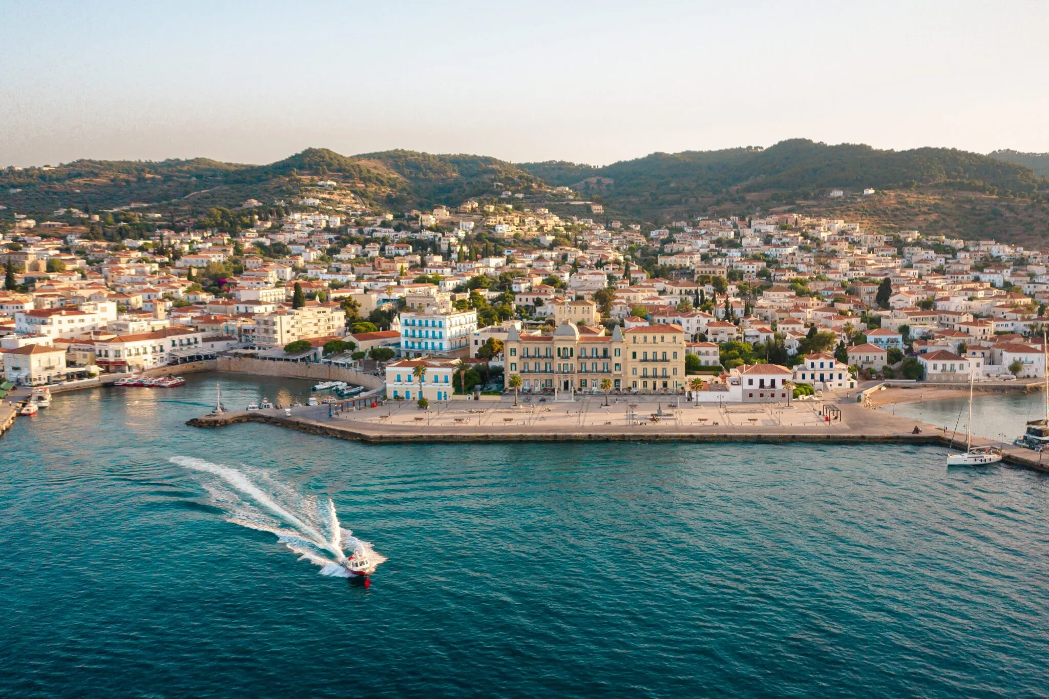 View of Dapia, Spetses