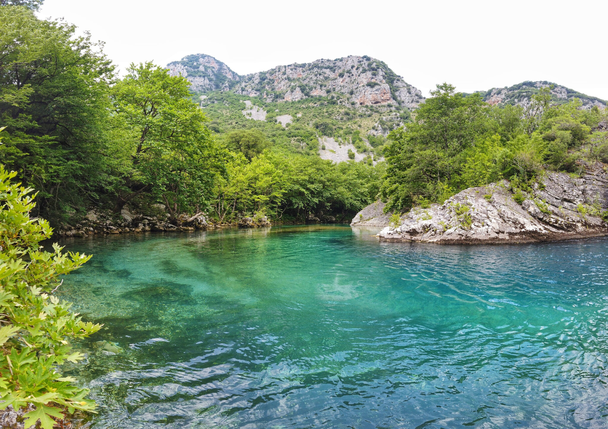 Voidomatis River, ideal for rafting and refreshing swims