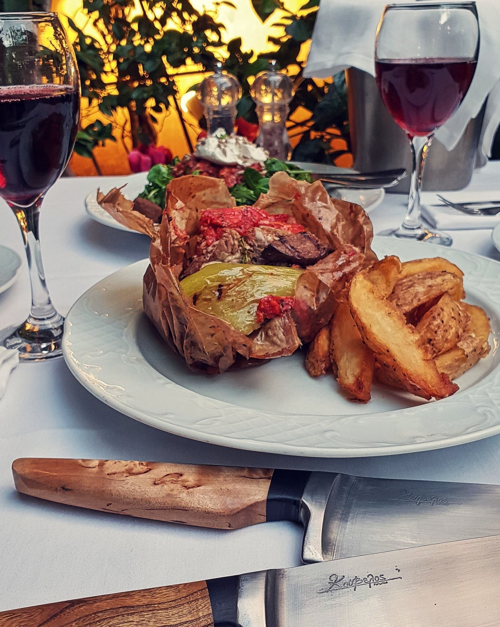 A signature dish / Kouvelos