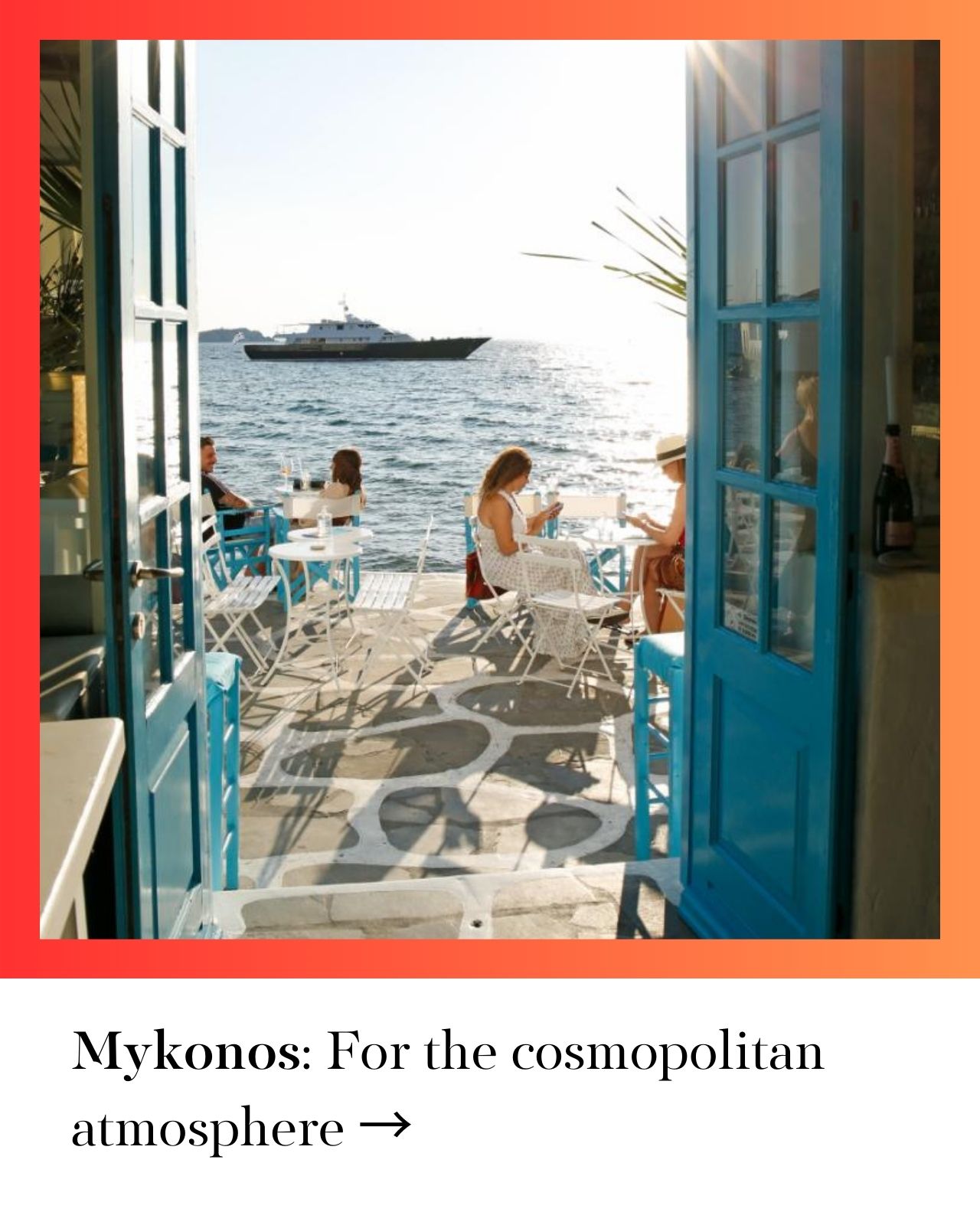 Mykonos in End of May and Beginning of June