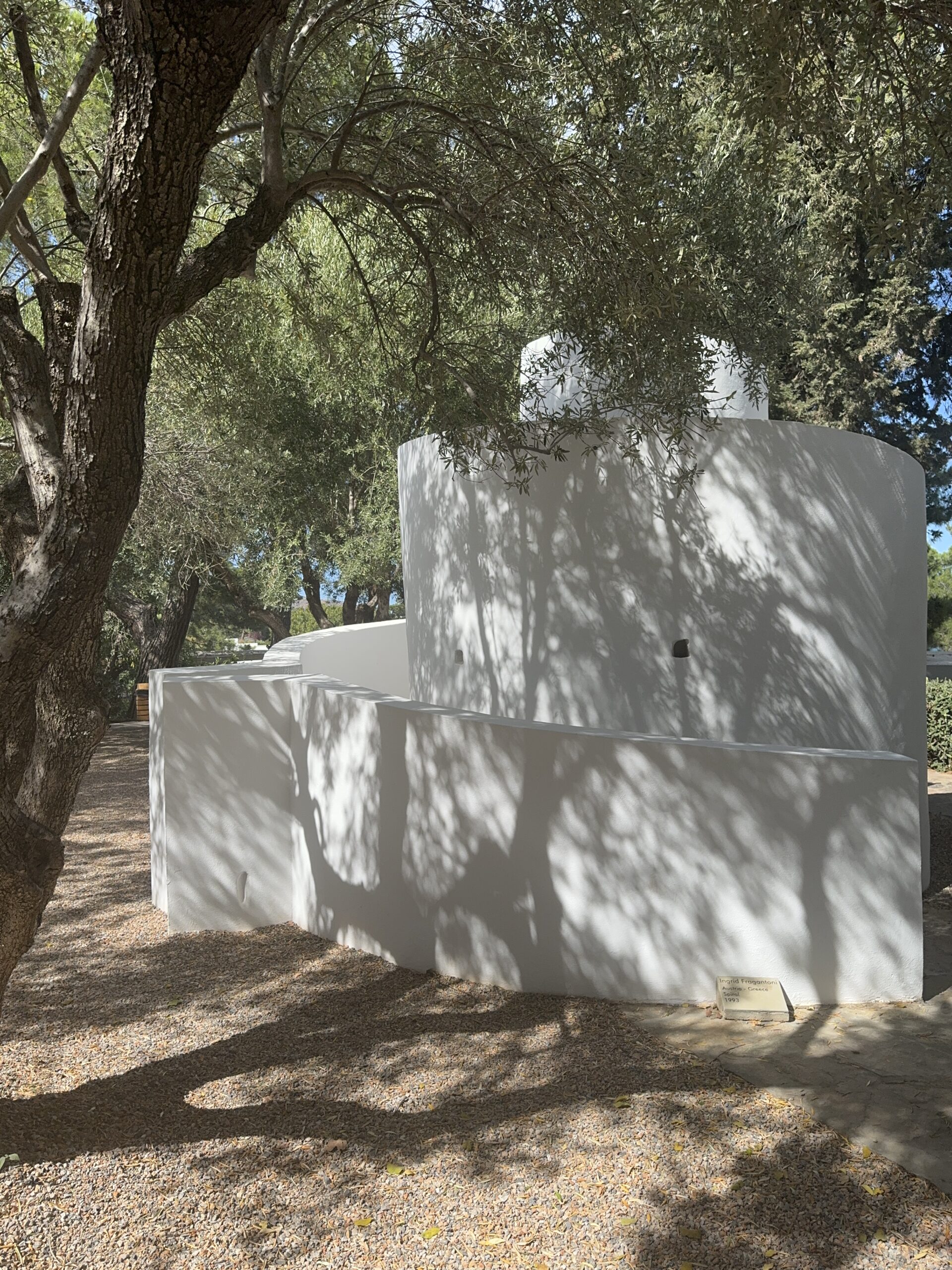 Minos Beach hotel sculpture garden