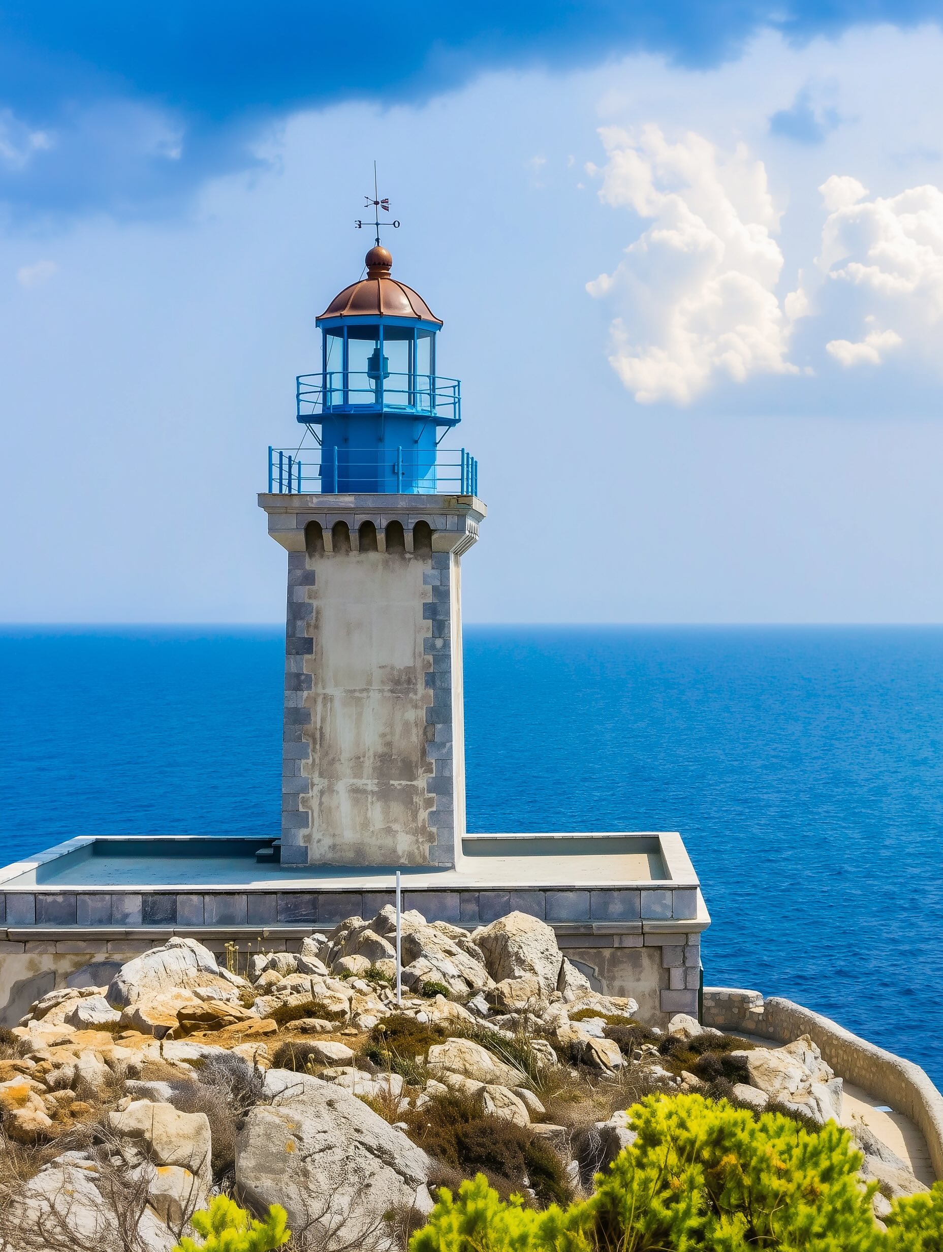 Top Sea-View Trails Across Greece / Cape Tainaron Lighthouse