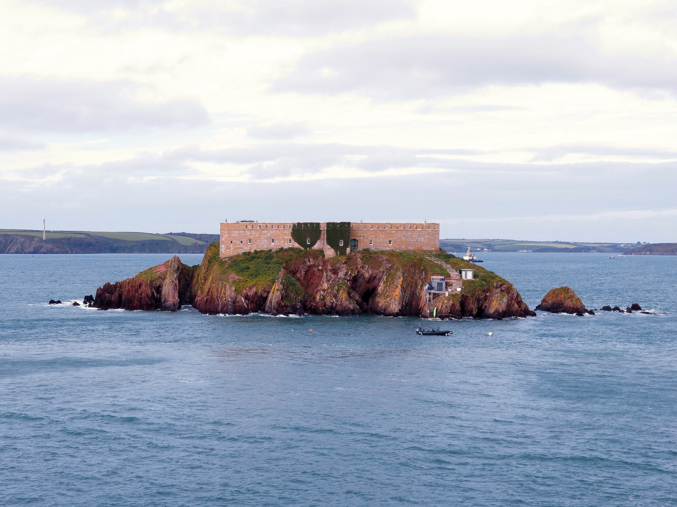 Living room fireplace