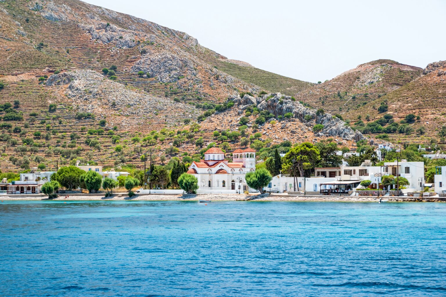 Blick auf Tilos