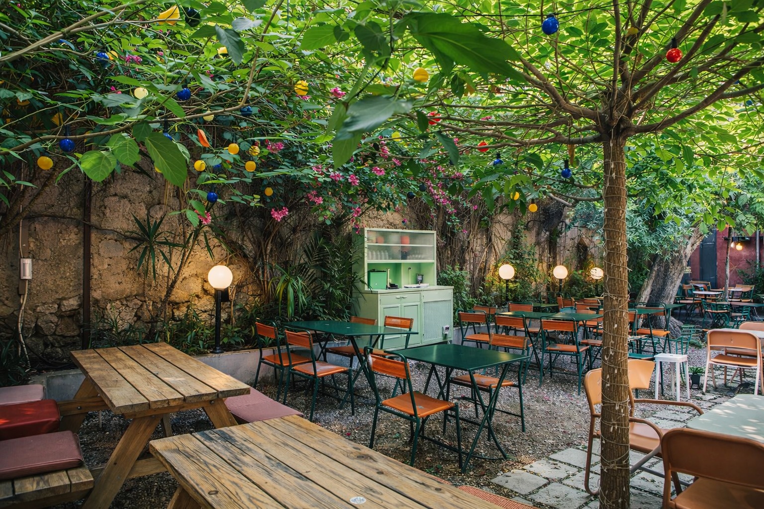 Top Courtyard Caf&eacute;s in Athens / To Locali