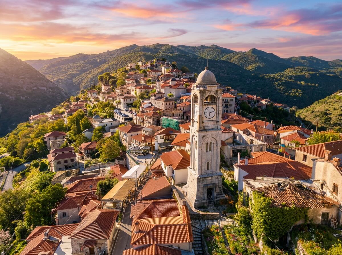 Dimitsana Arcadia Guide / Aerial View