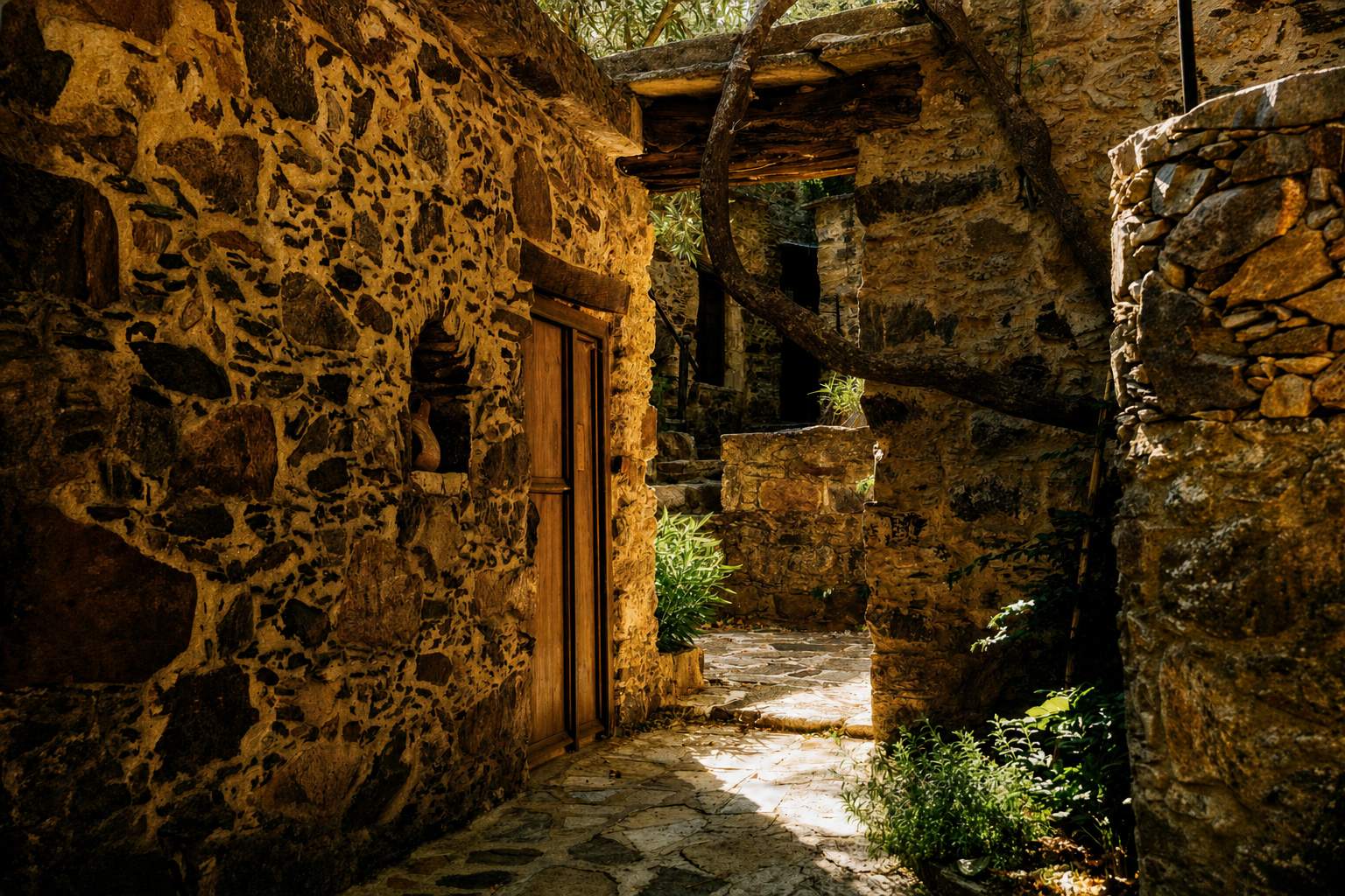 Kissamos beyond the famous beaches: a stone passage in Milia