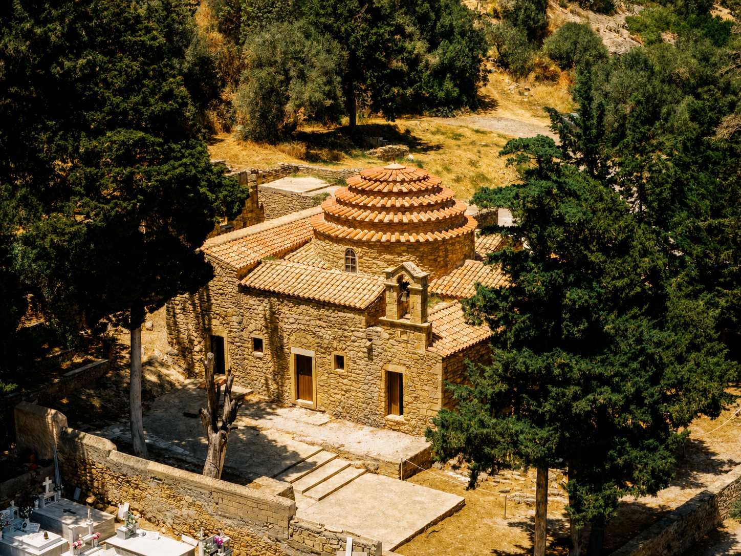 Kissamos beyond the famous beaches: the site of the Rotunda of Michael the Archangel
