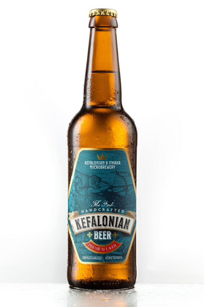12 Greek island beers: Kefalonian Premium Lager bottle from Kefalonia