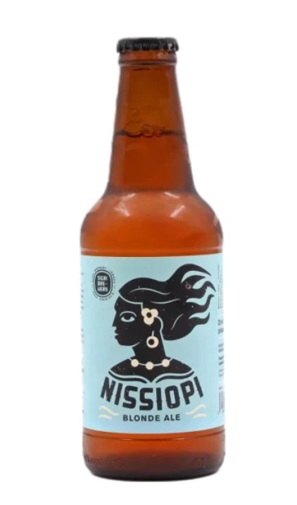 12 Greek island beers: Nissiopi Blonde Ale bottle from Lesvos