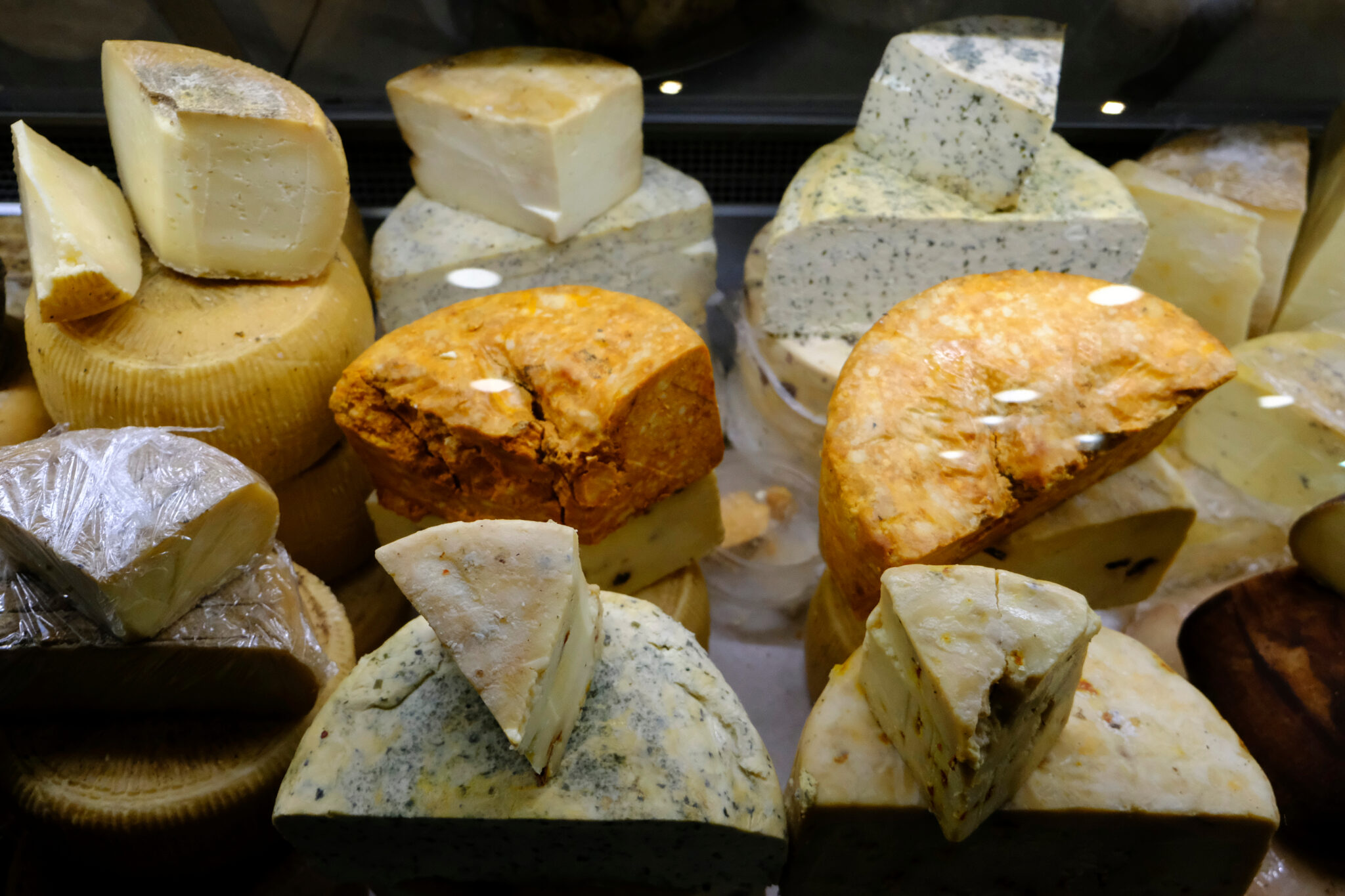 Cheeses of the South Aegean: A selection of local cheeses on Naxos